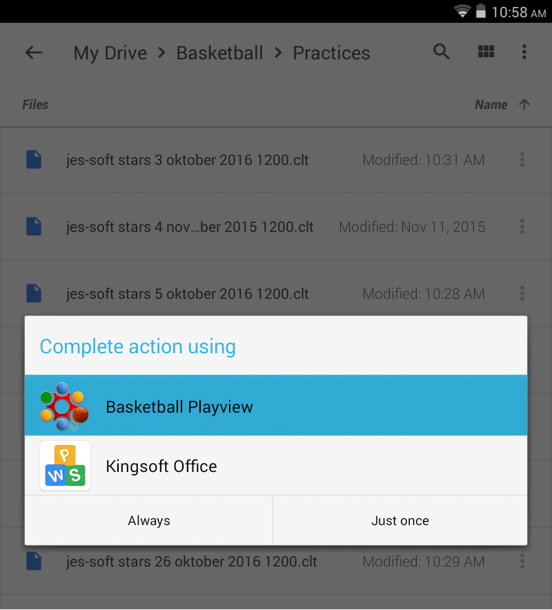 Open from Google Drive