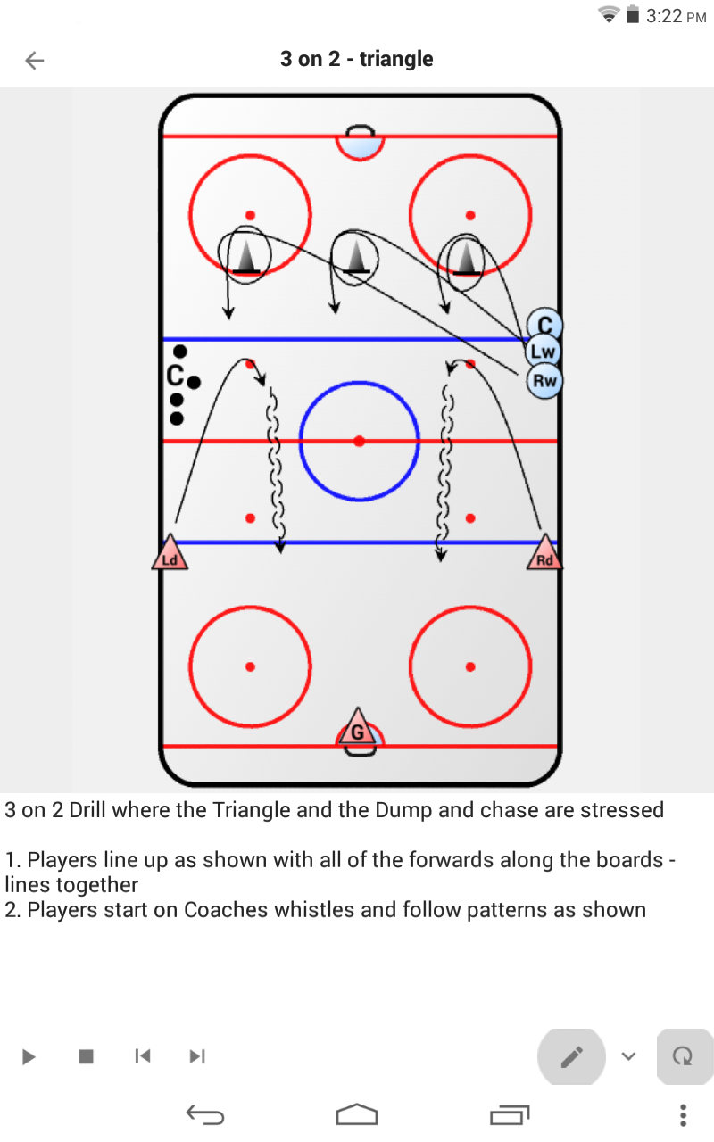 Hockey playview view play in portrait mode